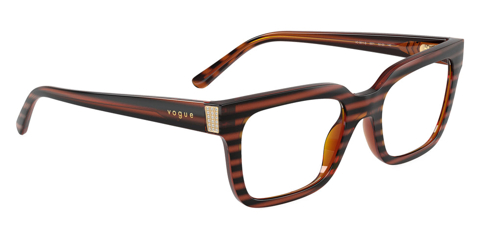 vogue eyewear VO5611B 2571 50 - Striped Brown Havana