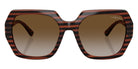 vogue eyewear VO5612SB 2571T5 55 - Striped Brown Havana / Gradient Brown Polarized