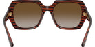 vogue eyewear VO5612SB 2571T5 55 - Striped Brown Havana / Gradient Brown Polarized