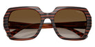 vogue eyewear VO5612SB 2571T5 55 - Striped Brown Havana / Gradient Brown Polarized