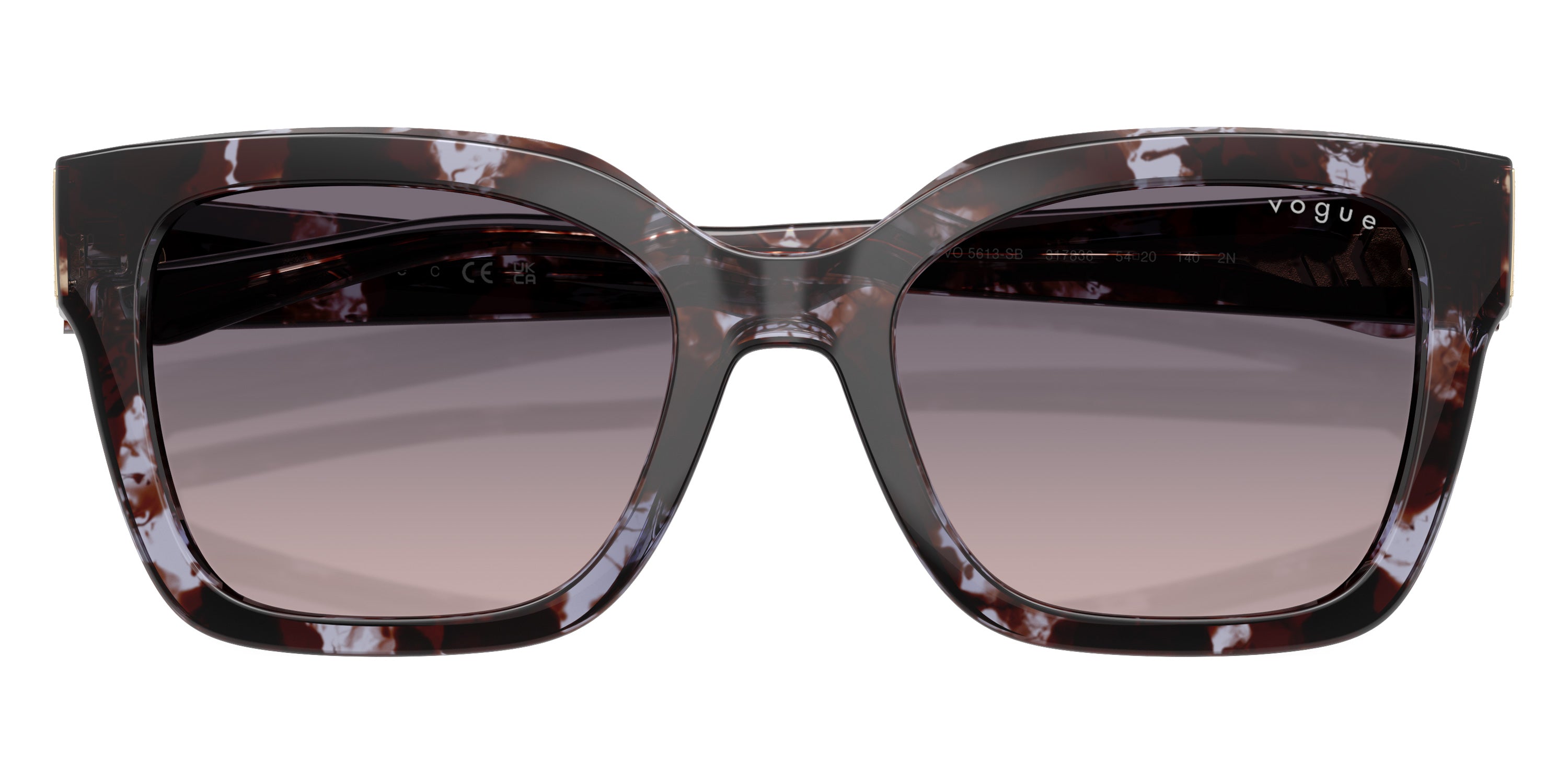 vogue eyewear VO5613SB 317836 54 - Purple Havana / Pink Gradient Dark Gray