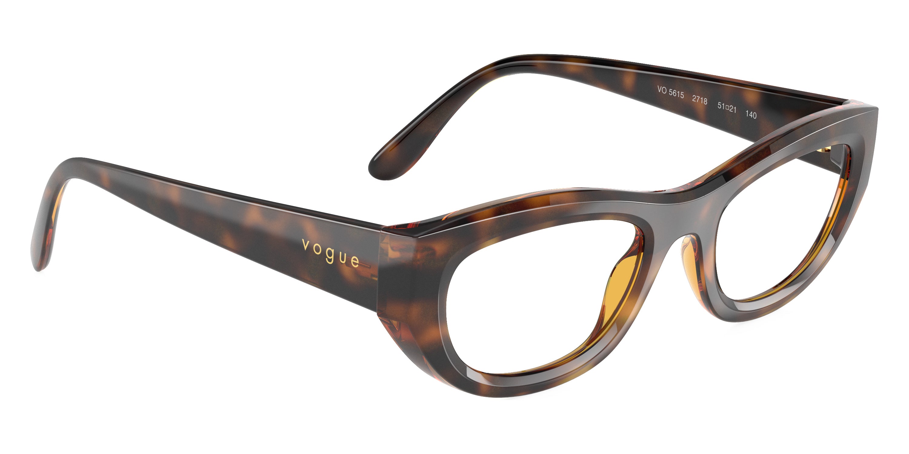 vogue eyewear VO5615 2718 49 - Total Dark Havana