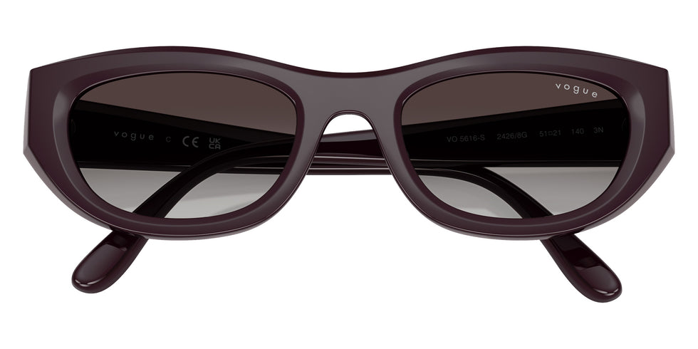 vogue eyewear VO5616S 24268G 51 - Full Bordeaux / Gray Gradient #id:vo5616s24268g_s:100125