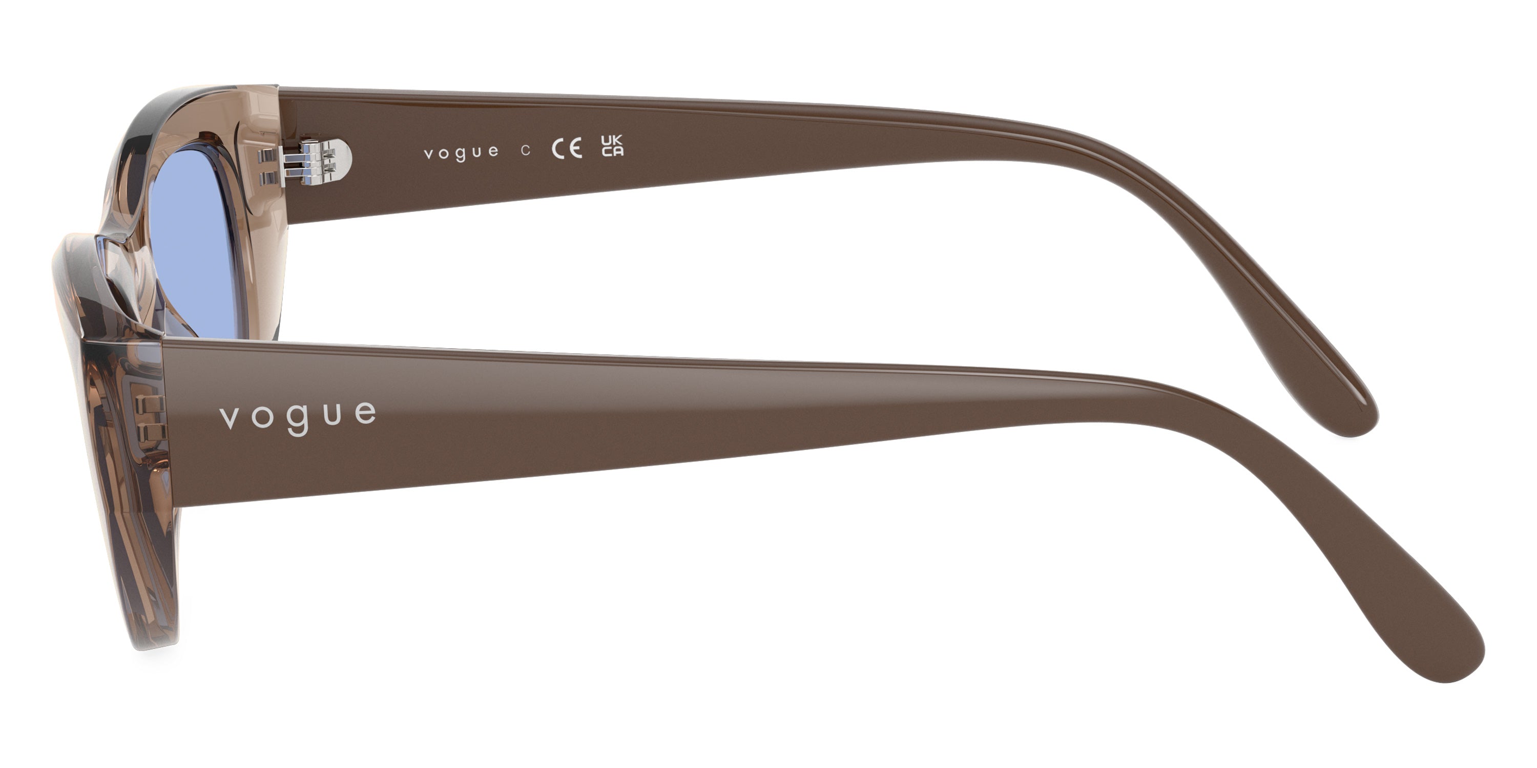 vogue eyewear VO5616S 318172 51 - Transparent Light Brown/Full Brown / Blue