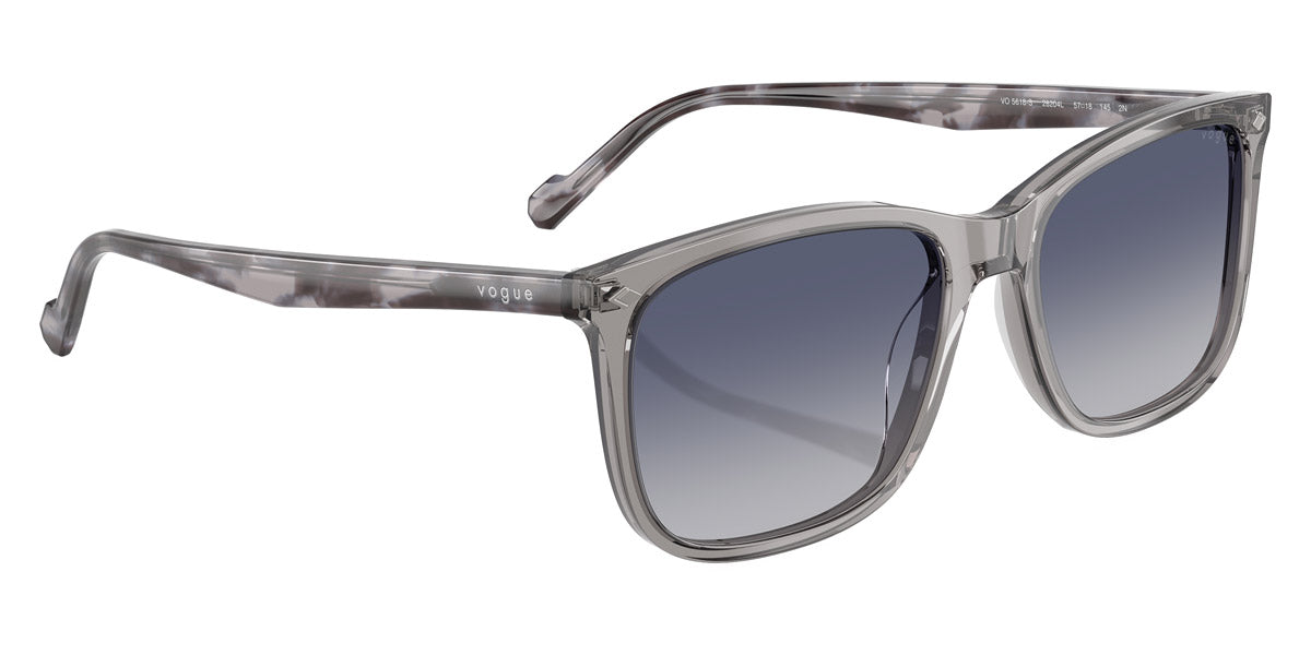 vogue eyewear VO5618S 28204L 57 - Transparent Gray/Gray Tortoise / Gray Gradient Blue