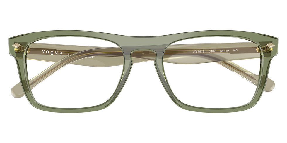 vogue eyewear VO5619 3187 52 - Transparent Green/Top Crystal/Opal Green