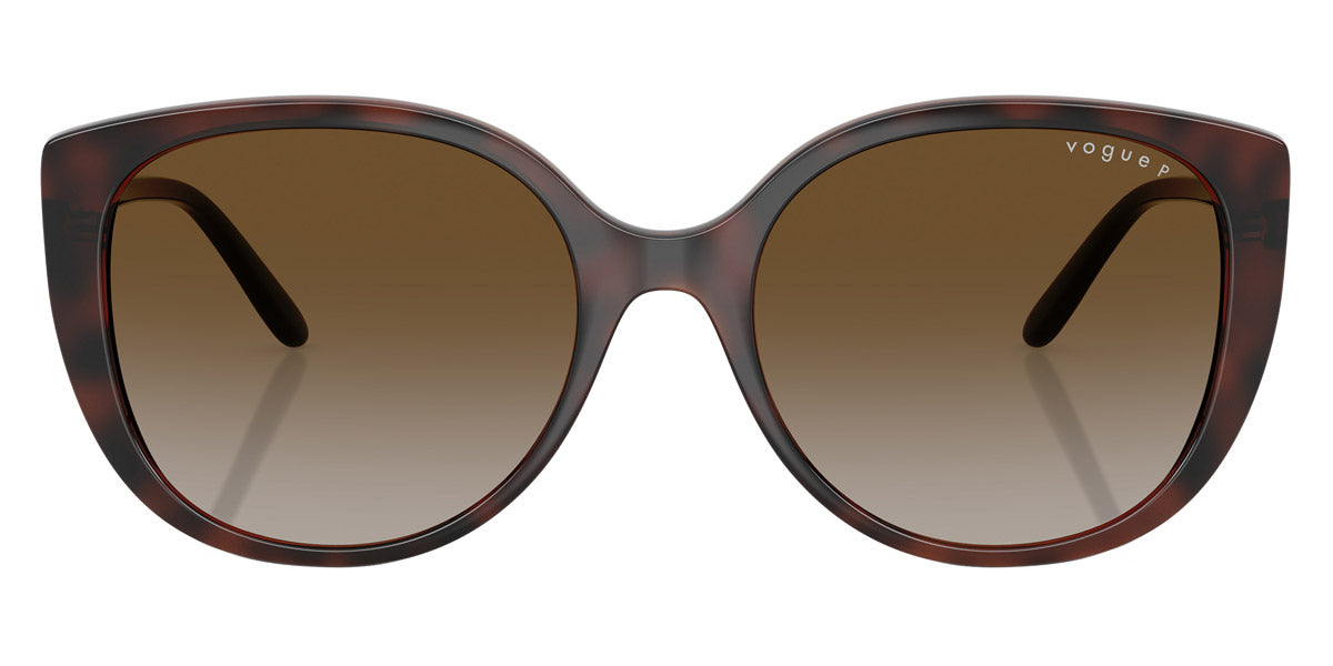 vogue eyewear VO5623S 2386T5 55 - Top Dark Havana/Light Brown/Black / Gray Gradient Brown Polarized