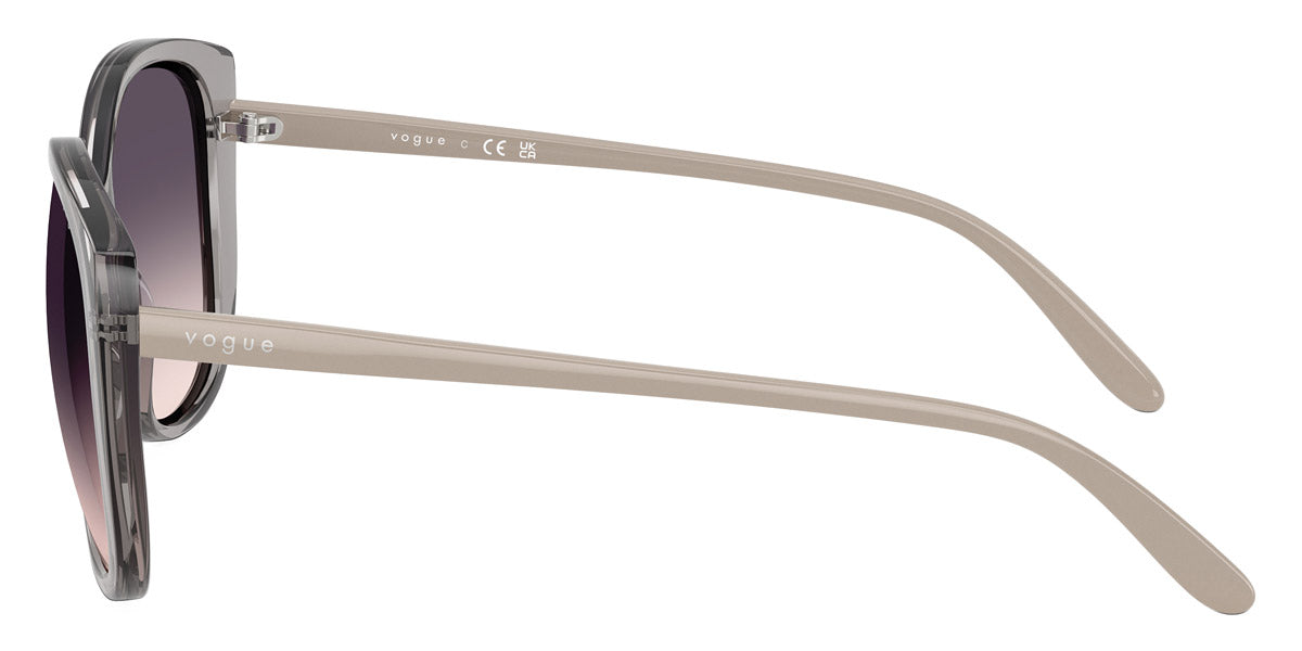 vogue eyewear VO5623SF 272636 55 - Transparent Gray/Full Light Gray / Pink Gradient Dark Violet