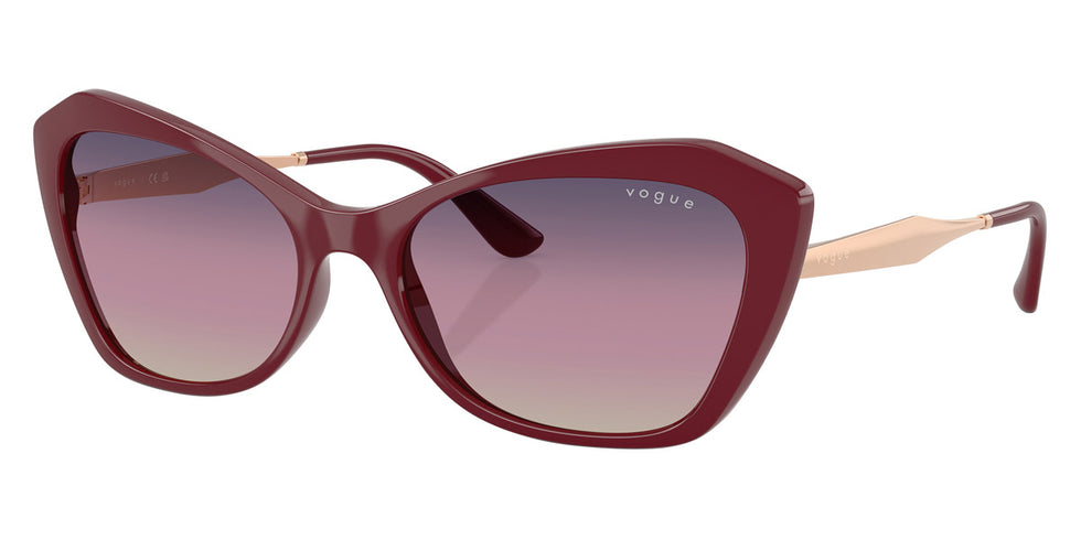 vogue eyewear VO5626S 2875U6 56 - Full Cherry/Rose Gold / Gradient Brown/Violet/Blue