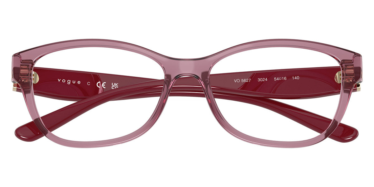 vogue eyewear VO5627 3024 52 - Transparent Dark Pink/Full Cherry
