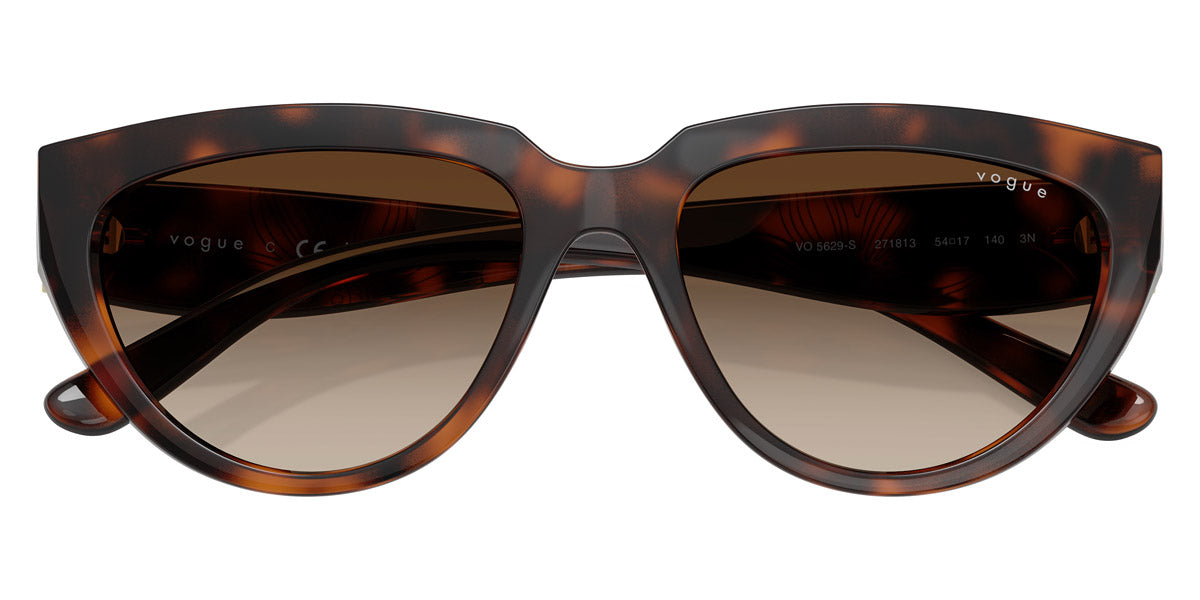 vogue eyewear VO5629S 271813 54 - Total Dark Havana / Gradient Dark Brown