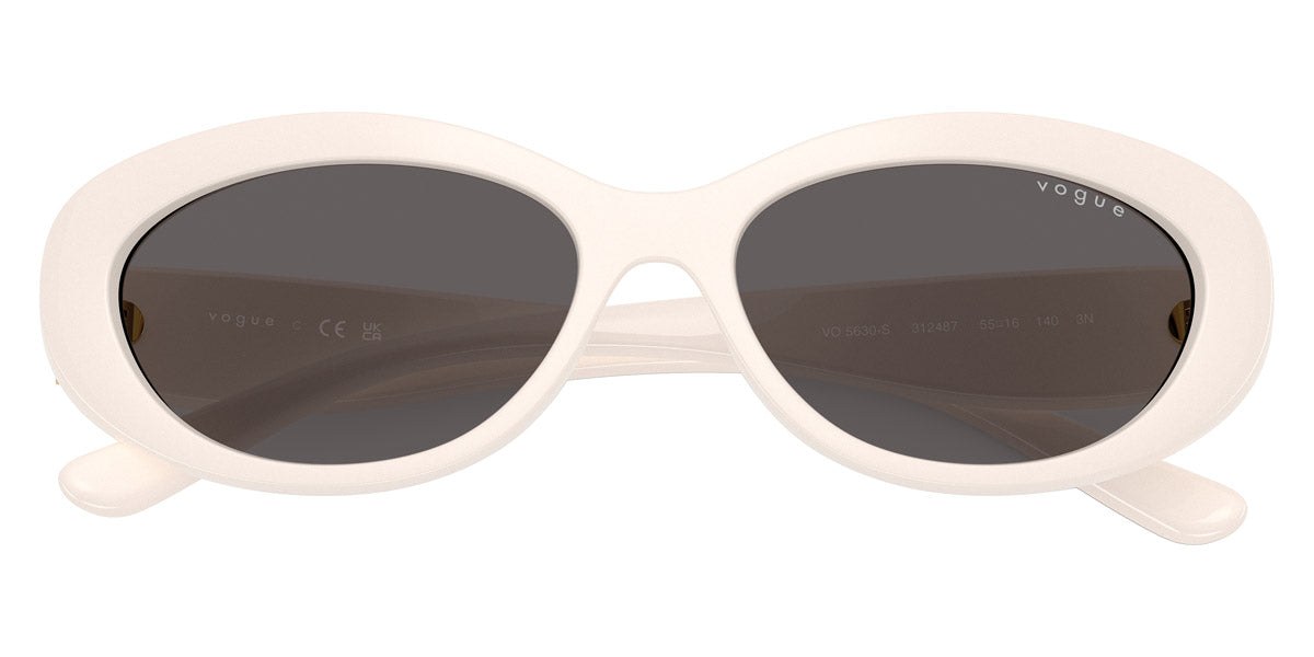 vogue eyewear VO5630S 312487 55 - Full Ivory / Black Smoke