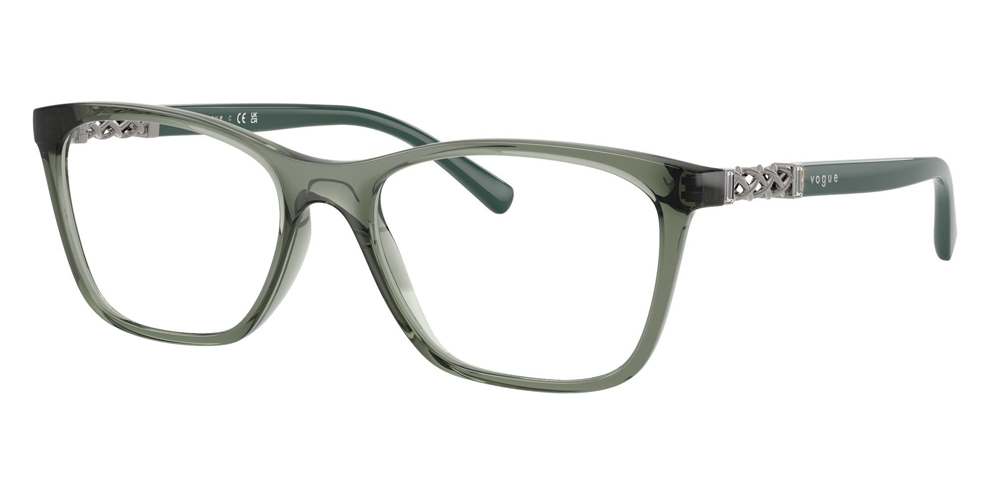 vogue eyewear VO5632B 3086 53 - Transparent Mallard Green #id:vo5632b3086_s:104105