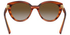 vogue eyewear VO5634SB 1508T5 53 - Striped Dark Havana / Gray Gradient Brown Polarized