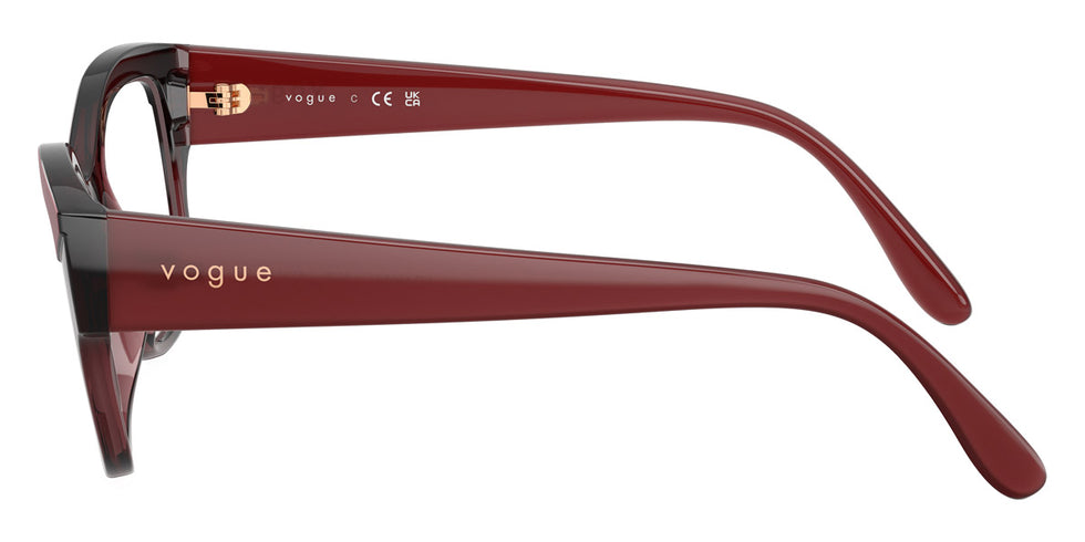 vogue eyewear VO5635U 3225 51 - Top Red/Transparent Red/Opal Red