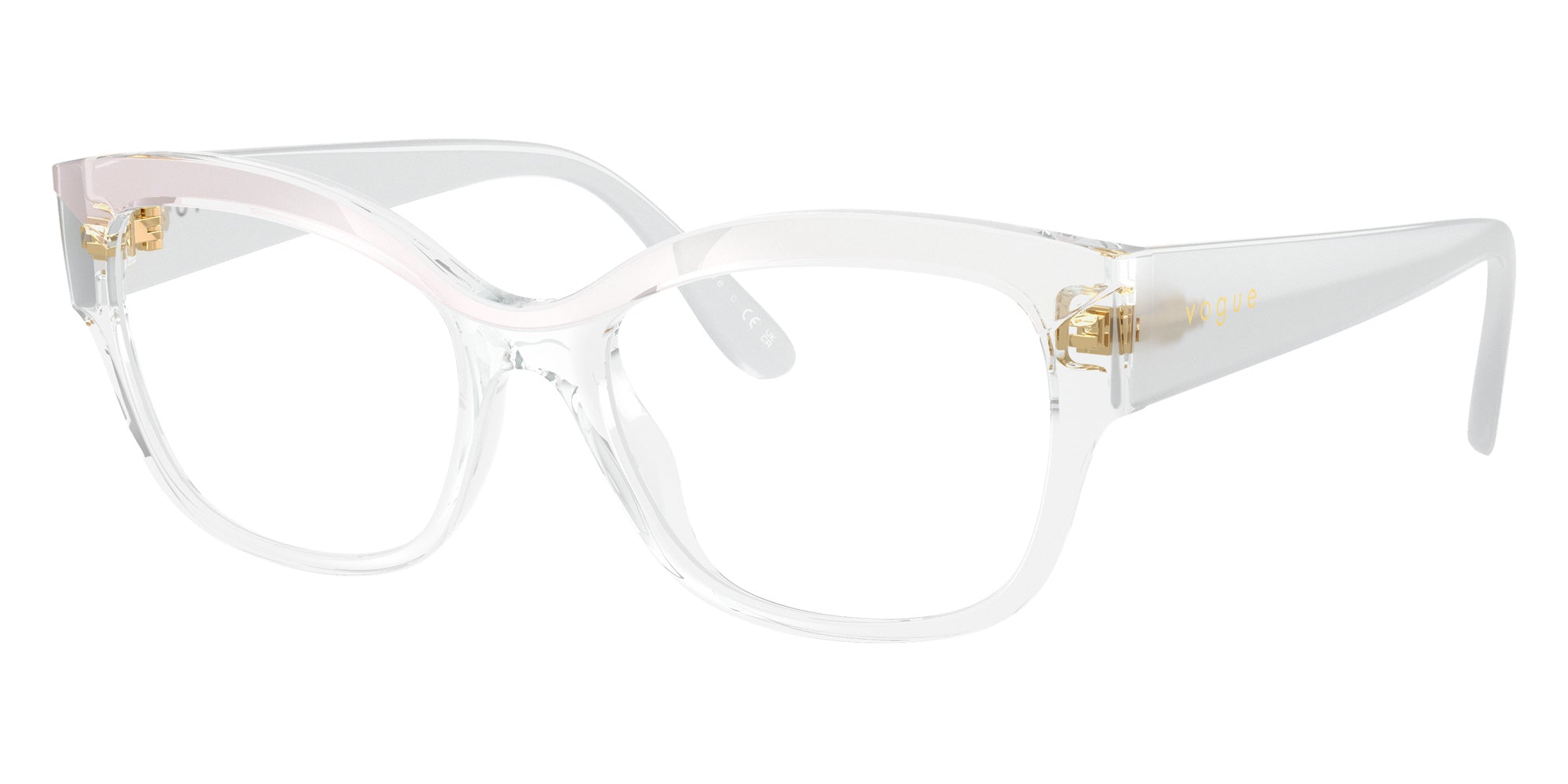 vogue eyewear VO5635U 3226 53 - Top White/Transparent #id:vo5635u3226_s:100105