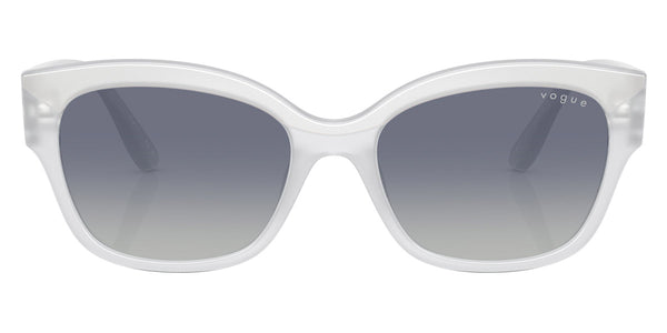 Top White/Opal Milk / Gray Gradient Blue / 55-18-140