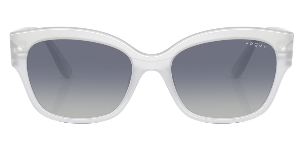 vogue eyewear VO5638SU 32204L 55 - Top White/Opal Milk / Gray Gradient Blue