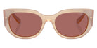 vogue eyewear VO5641SU 323469 53 - Transparent Pearl Cream / Dark Violet