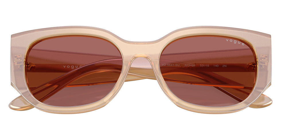 vogue eyewear VO5641SU 323469 53 - Transparent Pearl Cream / Dark Violet