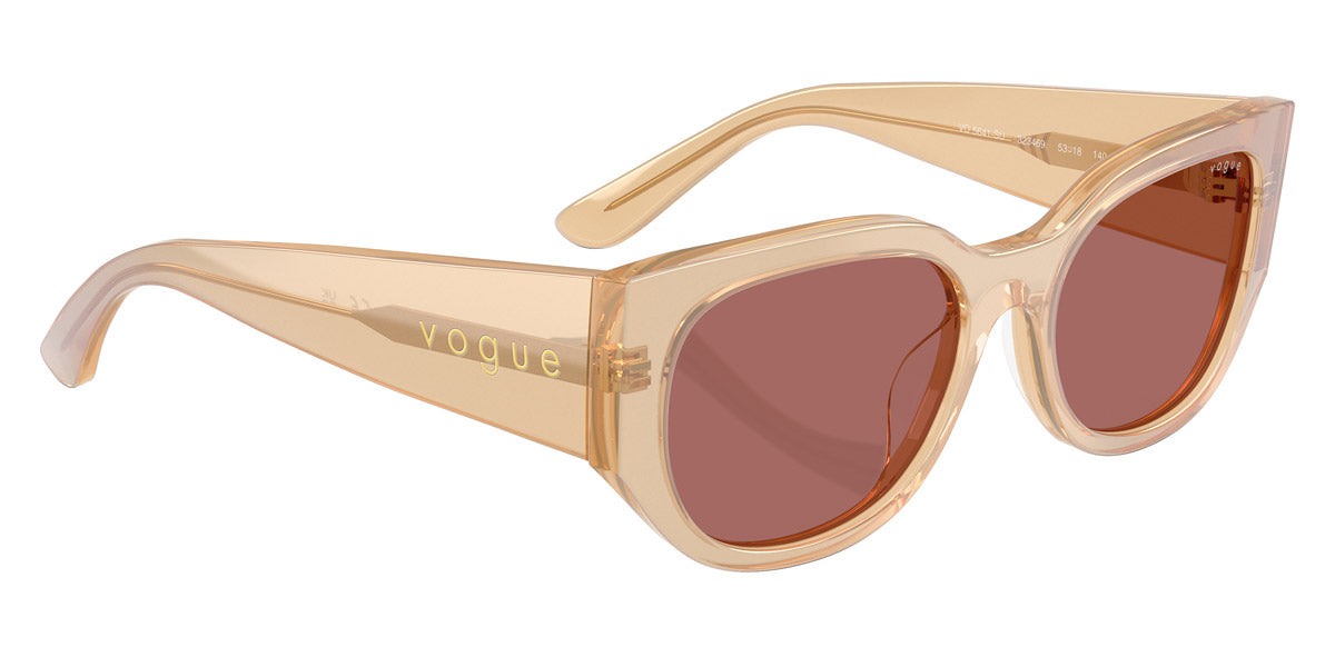 vogue eyewear VO5641SU 323469 53 - Transparent Pearl Cream / Dark Violet