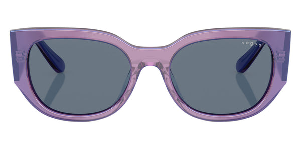 Transparent Pearl Purple / Dark Blue / 53-18-140