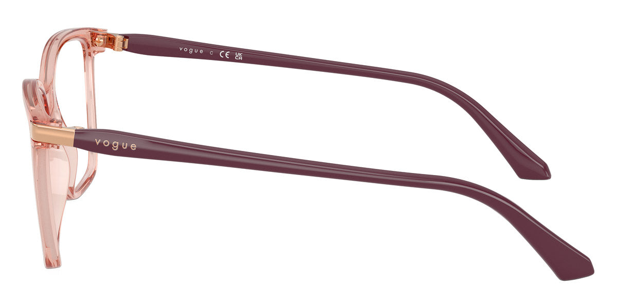 vogue eyewear VO5654 2864 51 - Transparent Dark Pink/Full Dark Purple