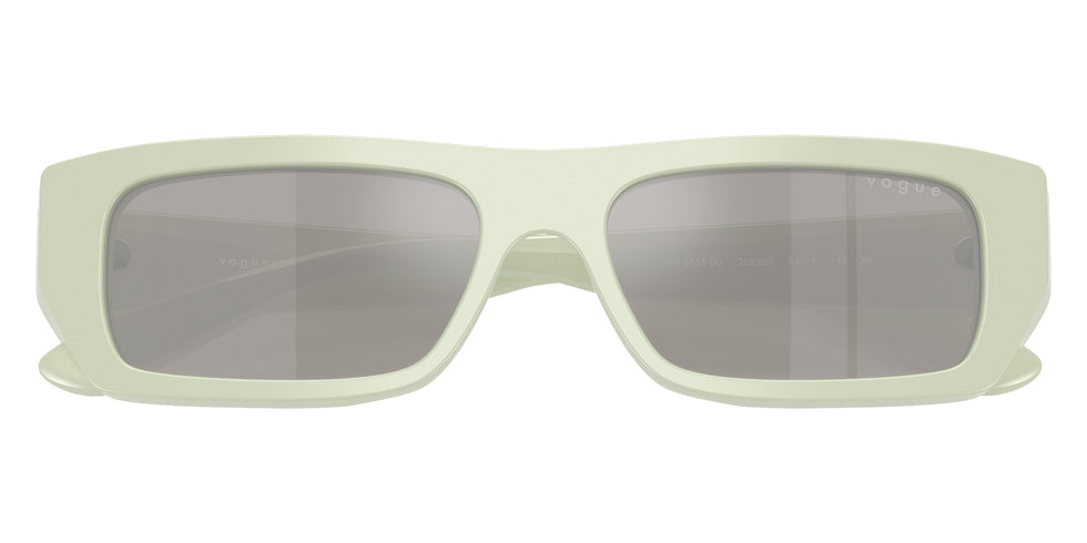 vogue eyewear VO5657SU 32436G 53 - Full Mint Green / Light Gray Mirrored Silver #id:vo5657su32436g_s:104125