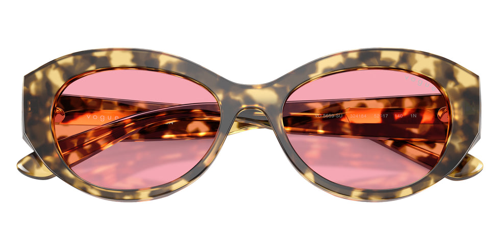 vogue eyewear VO5659SU 324184 52 - Brown Beige Tortoise / Pink #id:vo5659su324184_s:102125