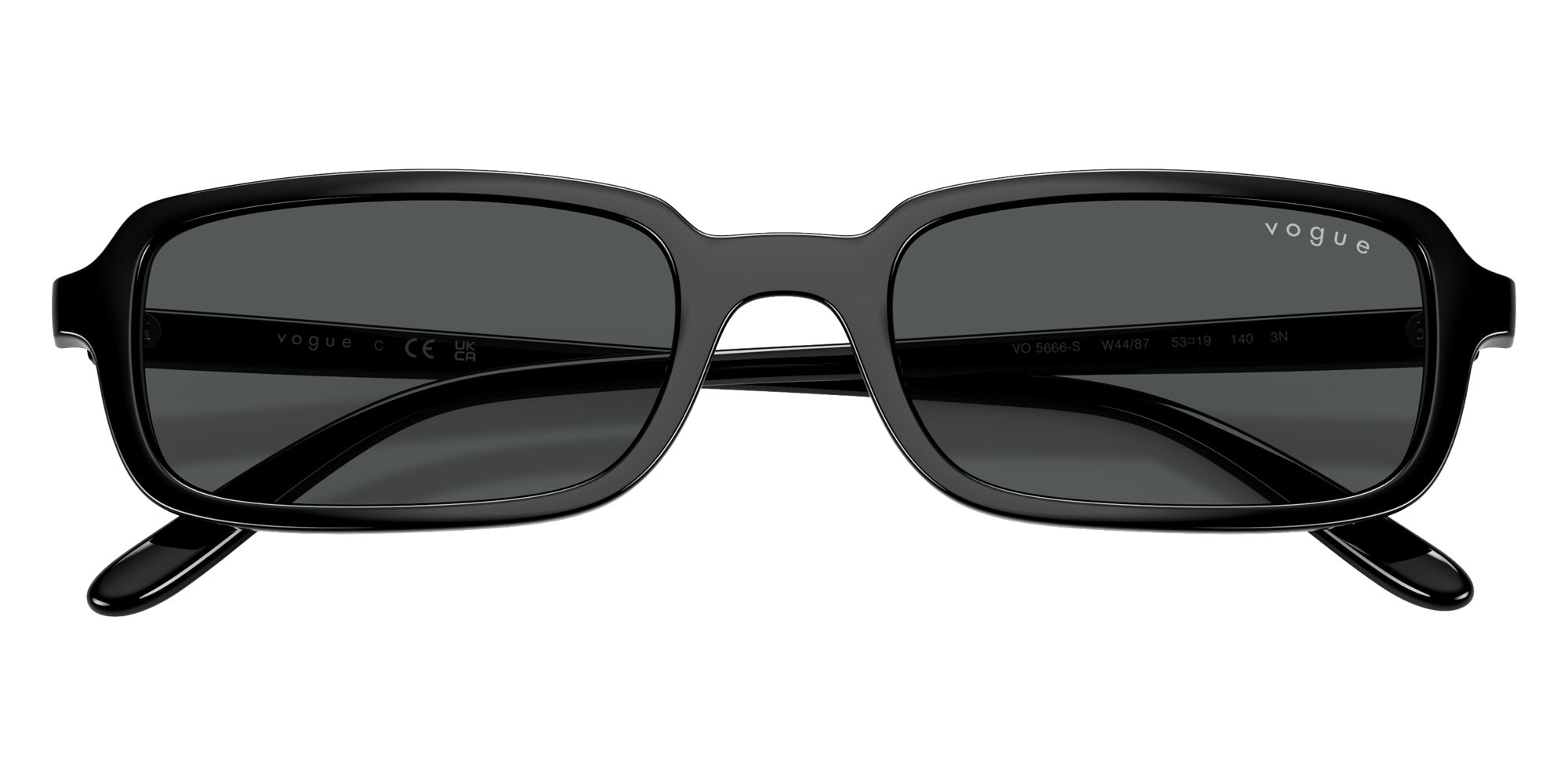 vogue eyewear VO5666S W44/87 53 - Black / Dark Gray #id:vo5666sw4487_s:106125