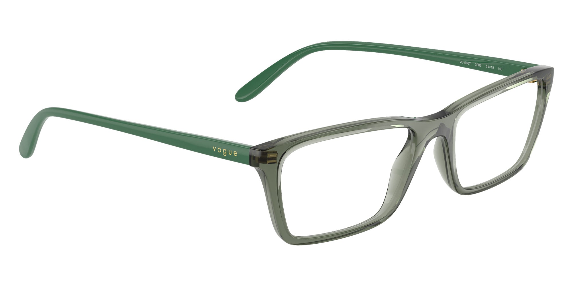 vogue eyewear VO5667 3086 54 - Transparent Mallard Green #id:vo56673086_s:102120
