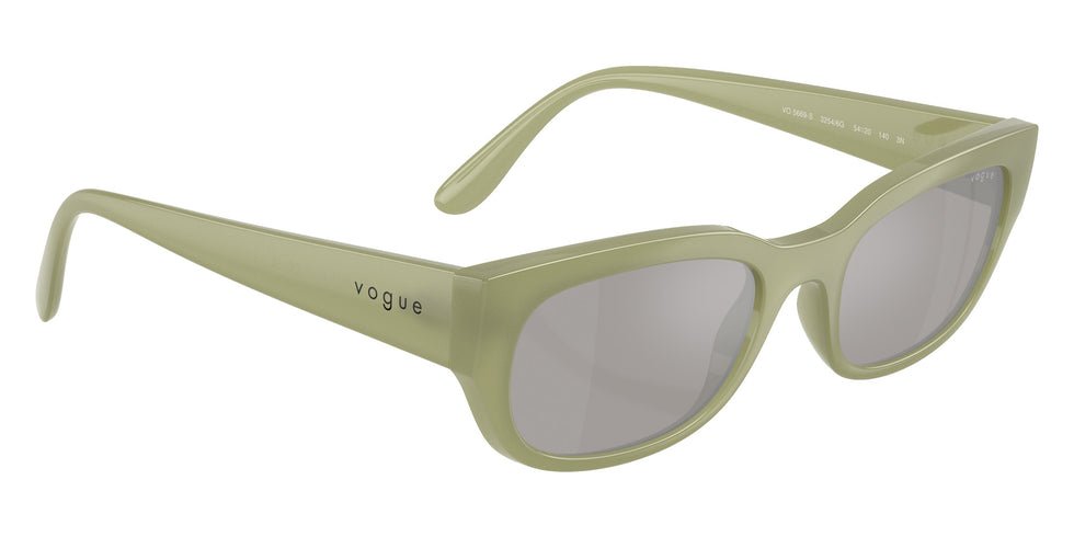 vogue eyewear VO5669S 32546G 54 - Opaline Green / Light Gray Mirrored Silver #id:vo5669s32546g_s:104120