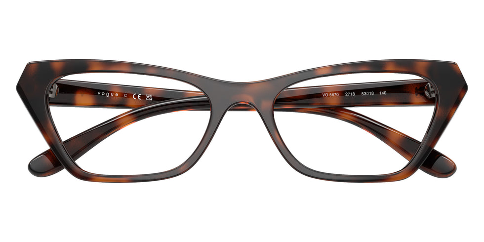 vogue eyewear VO5670 2718 51 - Total Dark Havana #id:vo56702718_s:100125