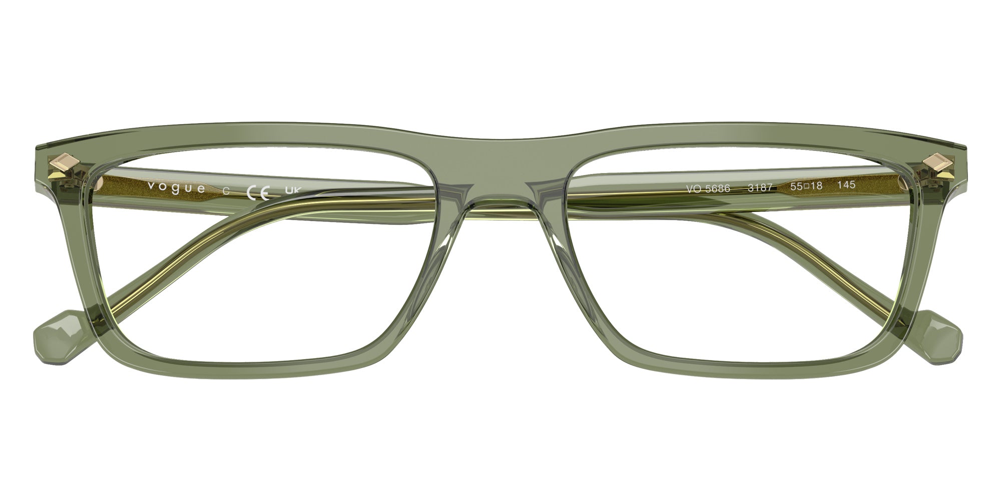 vogue eyewear VO5686 3187 53 - Transparent Green #id:vo56863187_s:102125