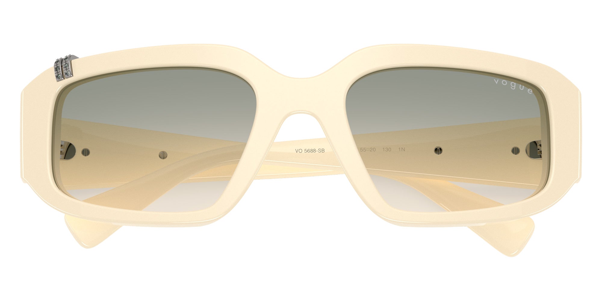 vogue eyewear VO5688SB 31672C 55 - Full Ivory / Light Brown Gradient Light Green #id:vo5688sb31672c_s:100125