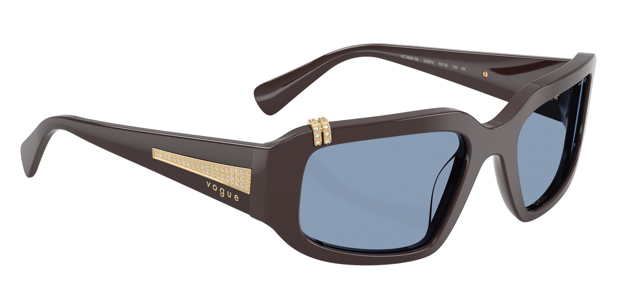 vogue eyewear VO5688SB 326972 55 - Mocha / Light Blue #id:vo5688sb326972_s:102120