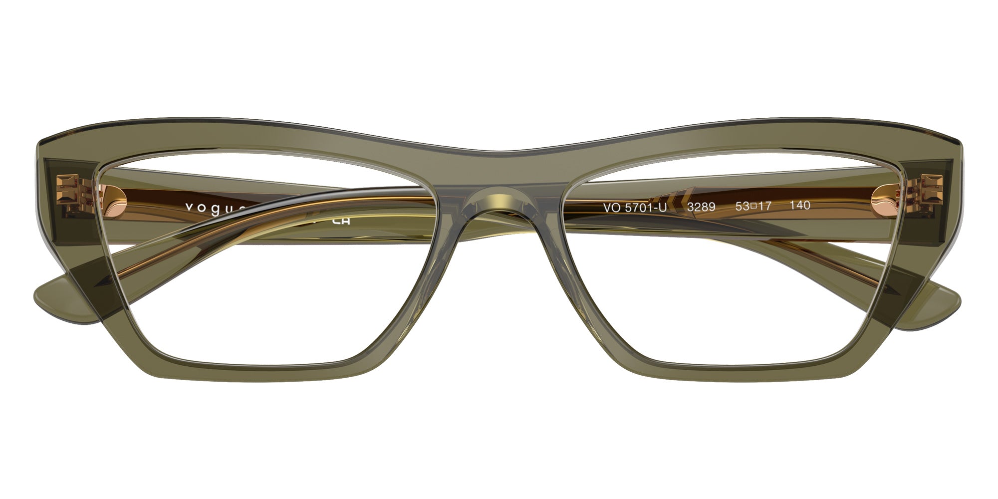 vogue eyewear VO5701U 3289 51 - Transparent Olive Green #id:vo5701u3289_s:104125