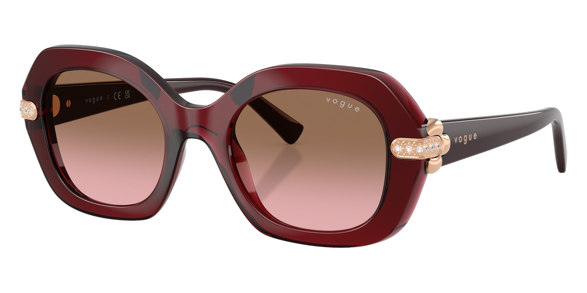 vogue eyewear VO5706SB 328614 50 - Transparent Bordeaux #id:vo5706sb328614_s:102105