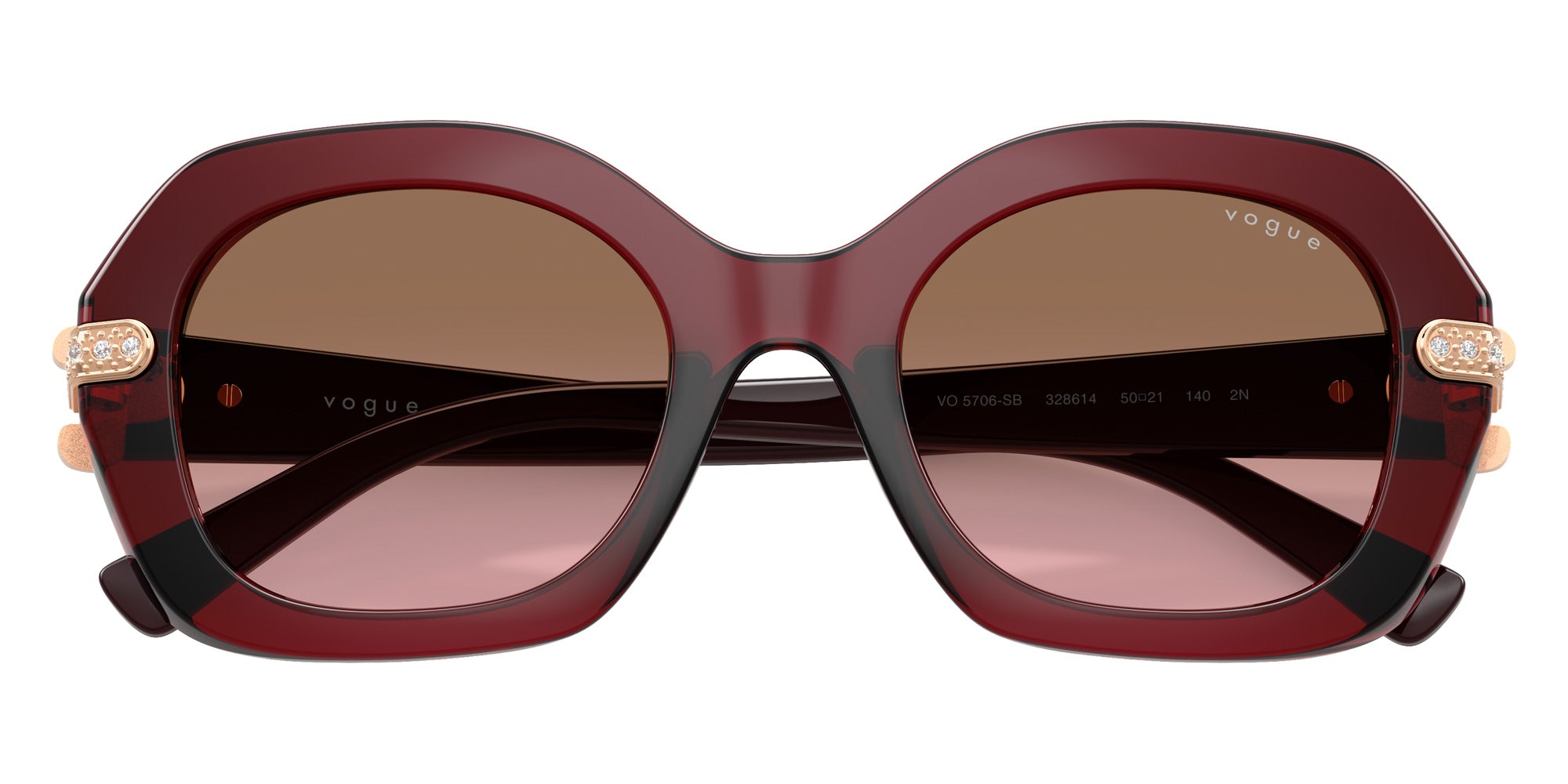 vogue eyewear VO5706SB 328614 50 - Transparent Bordeaux #id:vo5706sb328614_s:102125