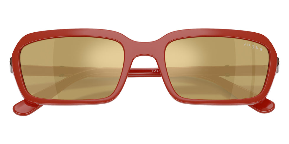 vogue eyewear VO5744S 3330O8 55 - Full Red / Green Olive Gold Mirrored #id:vo5744s3330o8_s:104125