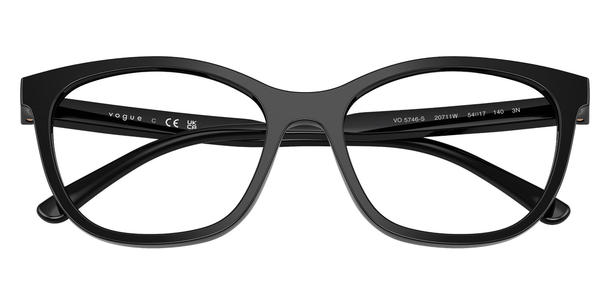 vogue eyewear VO5746S 20711W 54 - Black / Clear #id:vo5746s20711w_s:100125