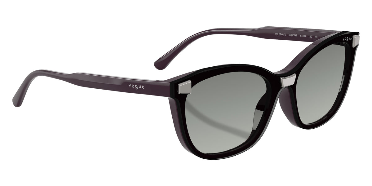 vogue eyewear VO5746S 33321W 54 - Full Dark Purple / Clear #id:vo5746s33321w_s:104120