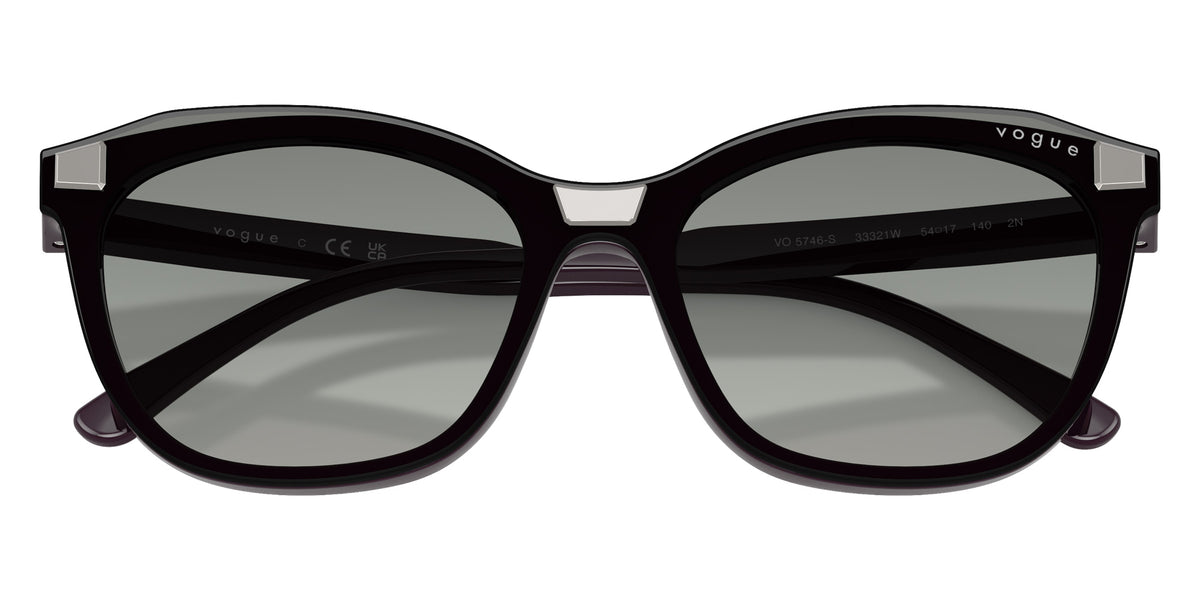 vogue eyewear VO5746S 33321W 54 - Full Dark Purple / Clear #id:vo5746s33321w_s:104130