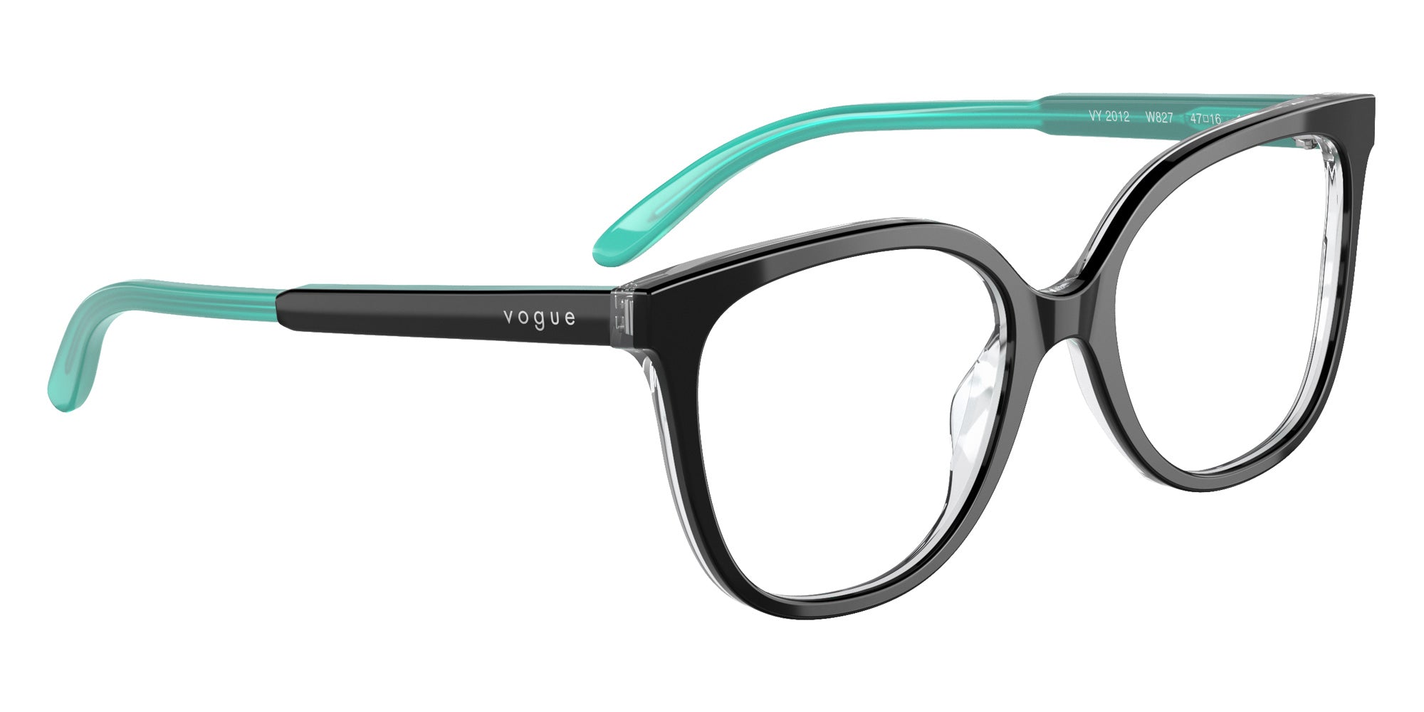 vogue eyewear VY2012 W827 47 - Top Black/Transparent #id:vy2012w827_s:100120