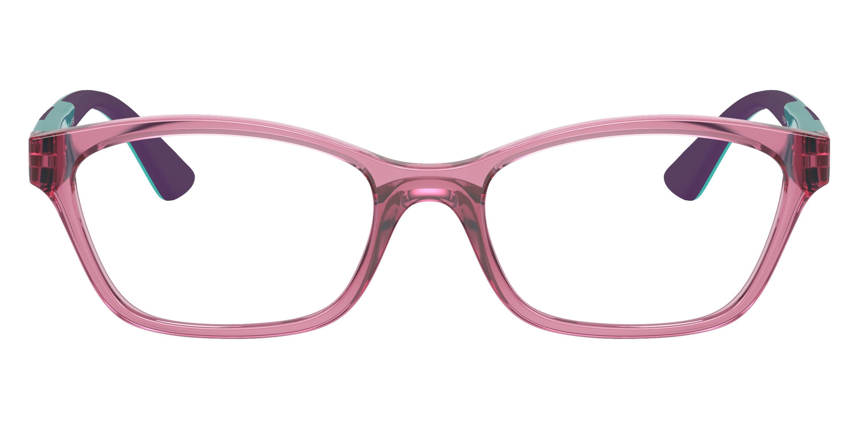 vogue eyewear VY2024 2613 47 - Transparent Dark Pink/Light Green/Violet Rubber