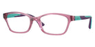 vogue eyewear VY2024 2613 47 - Transparent Dark Pink/Light Green/Violet Rubber