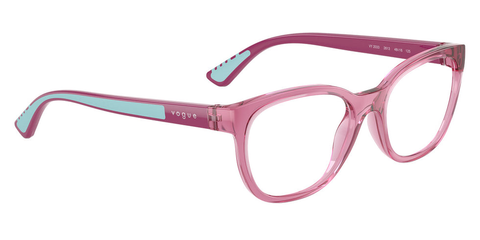 vogue eyewear VY2033 2613 46 - Transparent Dark Rose/Full Purple/Azure Rubber