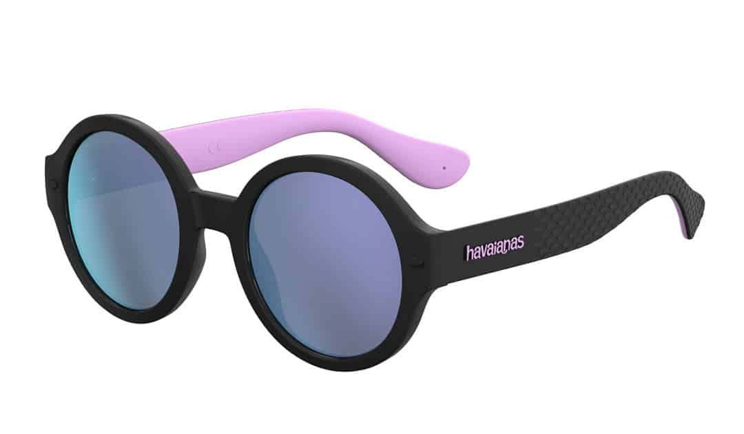 velvet Hear from Rose color Colorful Sunglasses from the Havaianas Eyewear Brand | EyeOns.com