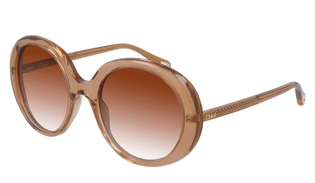 Oval sophisticated sunglasses with a retro twist Chloé CH0007SA