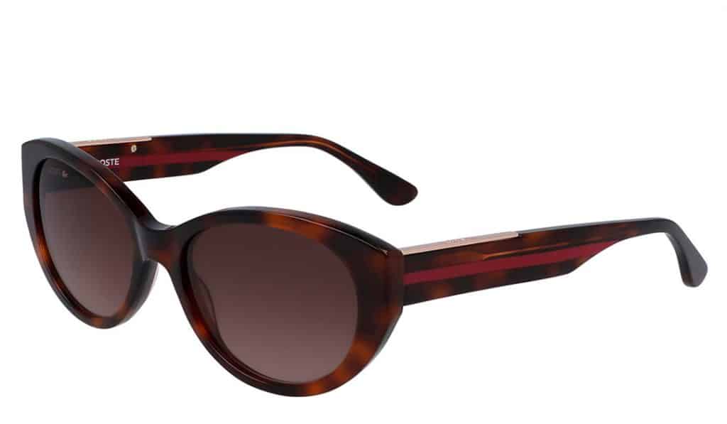 Cat-eye model of sunglasses by Lacoste L912S
